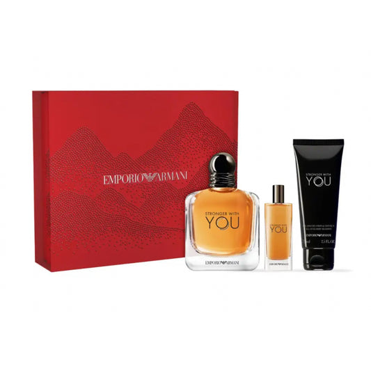 Emporio Armani Stronger With You Set de regalo 3 piezas